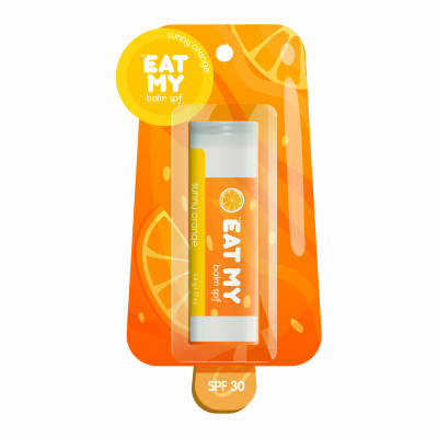  Lip Balm SPF 30 Sunny Orange - EAT MY бальзам для губ c SPF 30 "Солнечный апельсин"